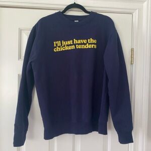 NWOT Chicken Tenders Sweatshirt large